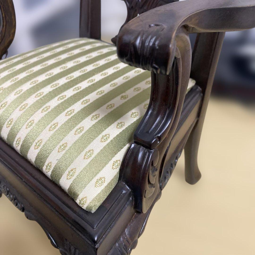 アンティーク調 ドールチェア 飾り椅子 インテリア