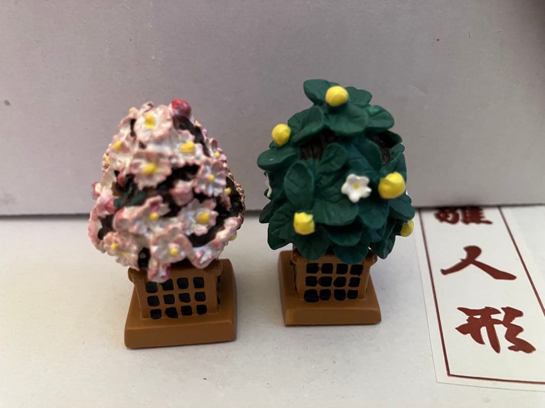 雛人形 ミニ ひな人形 3段飾り京春雛 木製三段十人飾り 茶　ケース付き