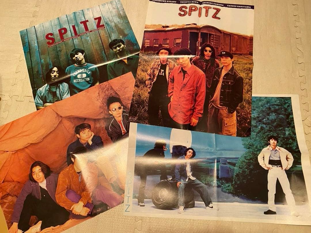スピッツ 切り抜き フライヤー 写真 レア 非売品 初期 - メルカリ