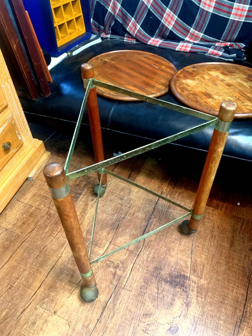 ヴィンテージ　ラウンドテーブルワゴン