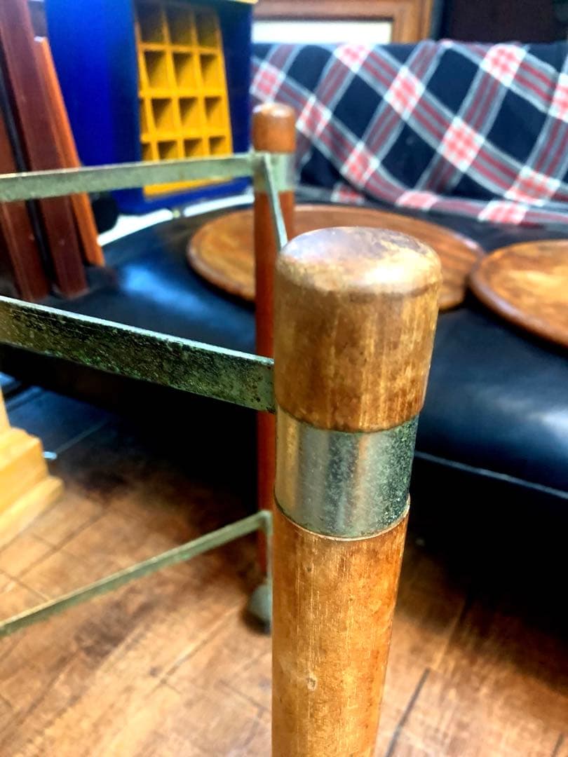 ヴィンテージ　ラウンドテーブルワゴン