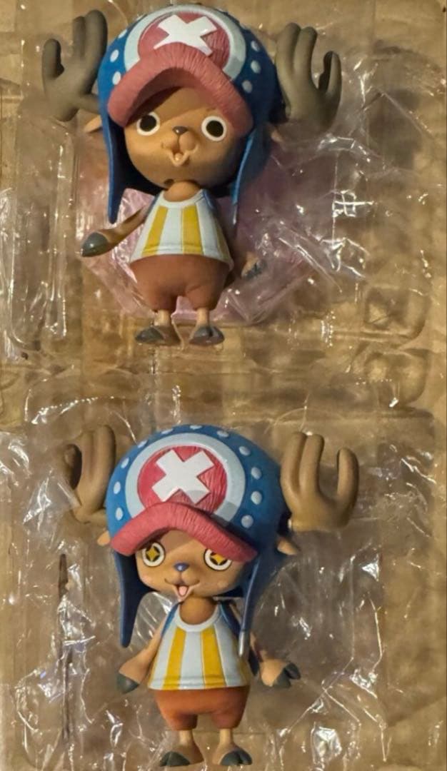 ワンピース 限定キュピーンVer. 初版チョッパー2個 P.O.P 専用台座付き