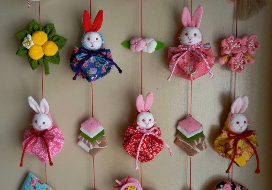 ひな祭り用つるし雛(2026-9うさぎ)