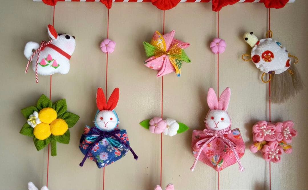 ひな祭り用つるし雛(2026-9うさぎ)