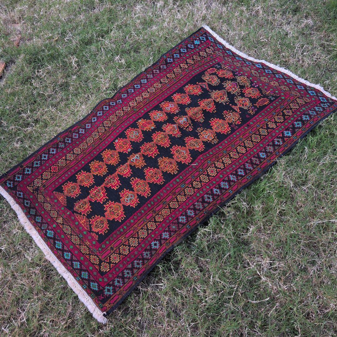 88x130cmキリム(1-13)カーペット・玄関マット・ギャッベ・じゅうたん