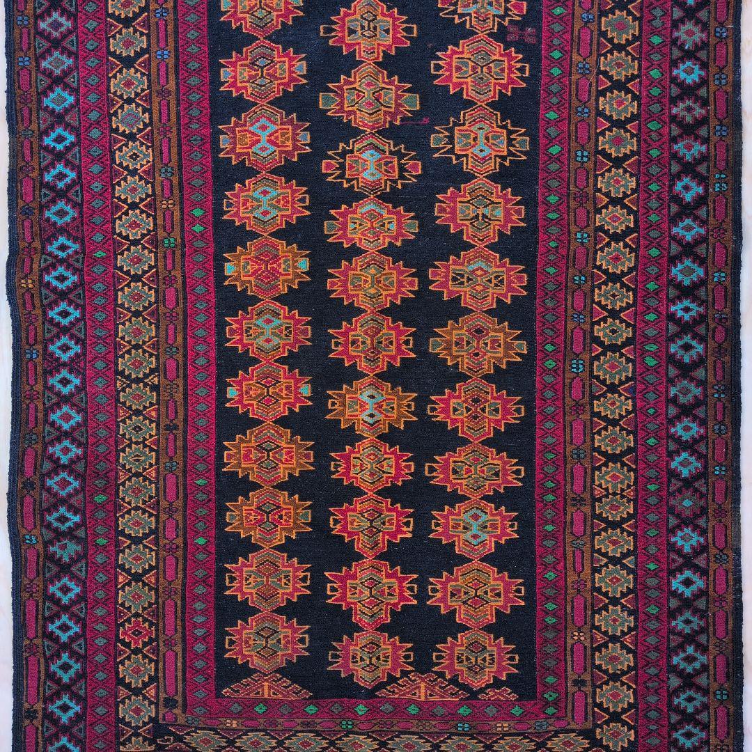 88x130cmキリム(1-13)カーペット・玄関マット・ギャッベ・じゅうたん