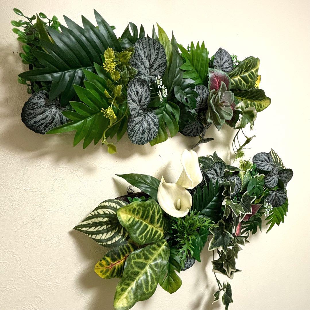 光触媒加工ウォールグリーン♡2枚組Y 2♡