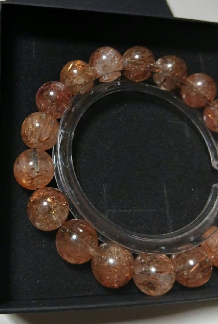 ゴールデンブラックスーパーセブン　パワーストーンブレスレット