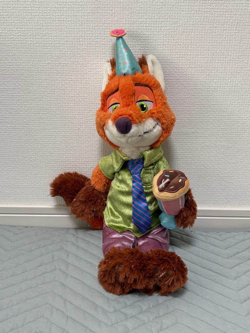 ディズニーストア ニック ズートピア ぬいぐるみ 10周年 ドーナツ