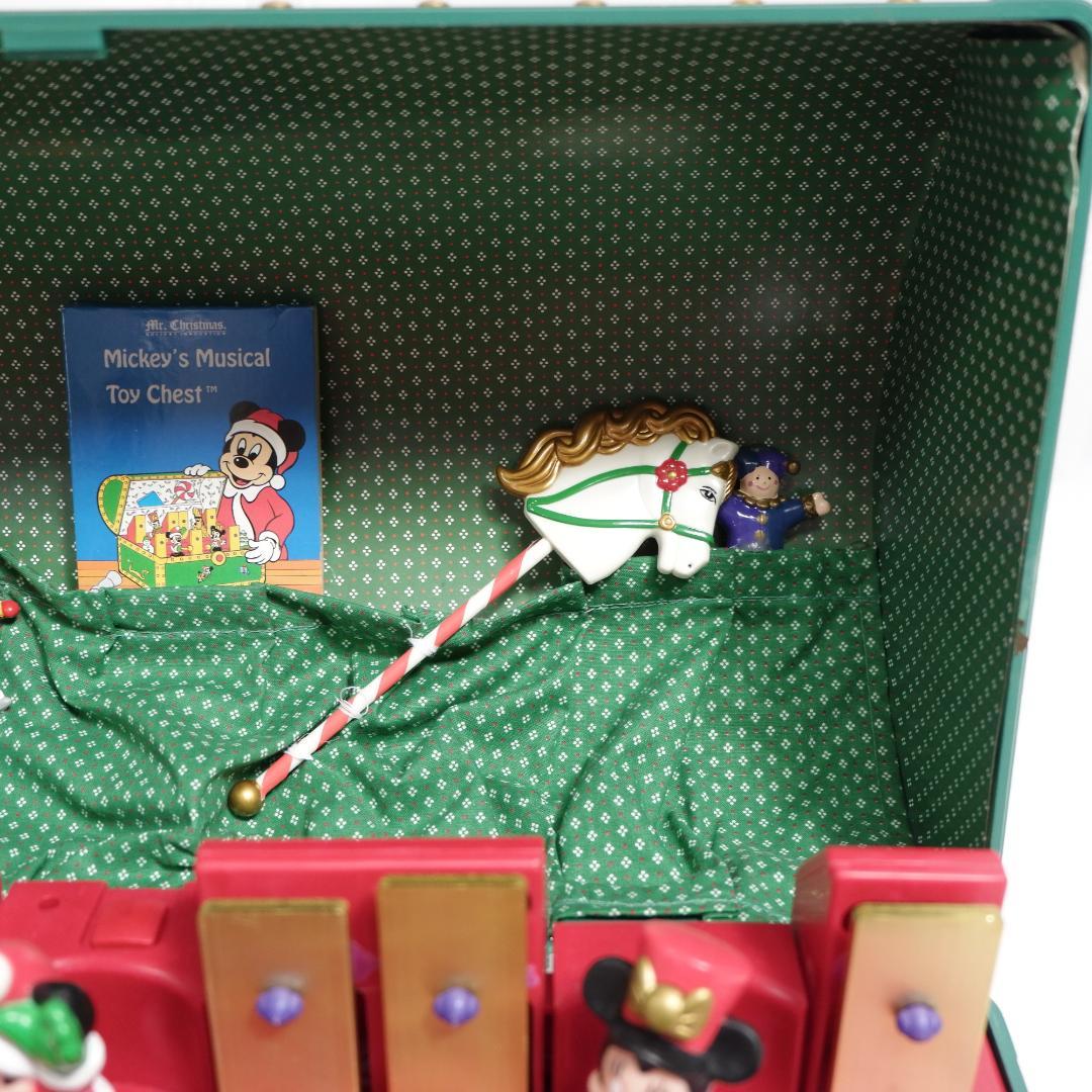 良品 ディズニー ミッキー ミュージカルトイチェスト Mr.Christmas
