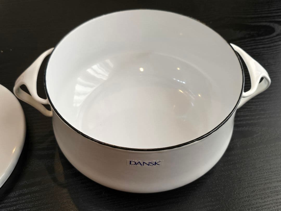 【新品未使用】DANSK Købenstyle両手鍋 白 18cmダンスク