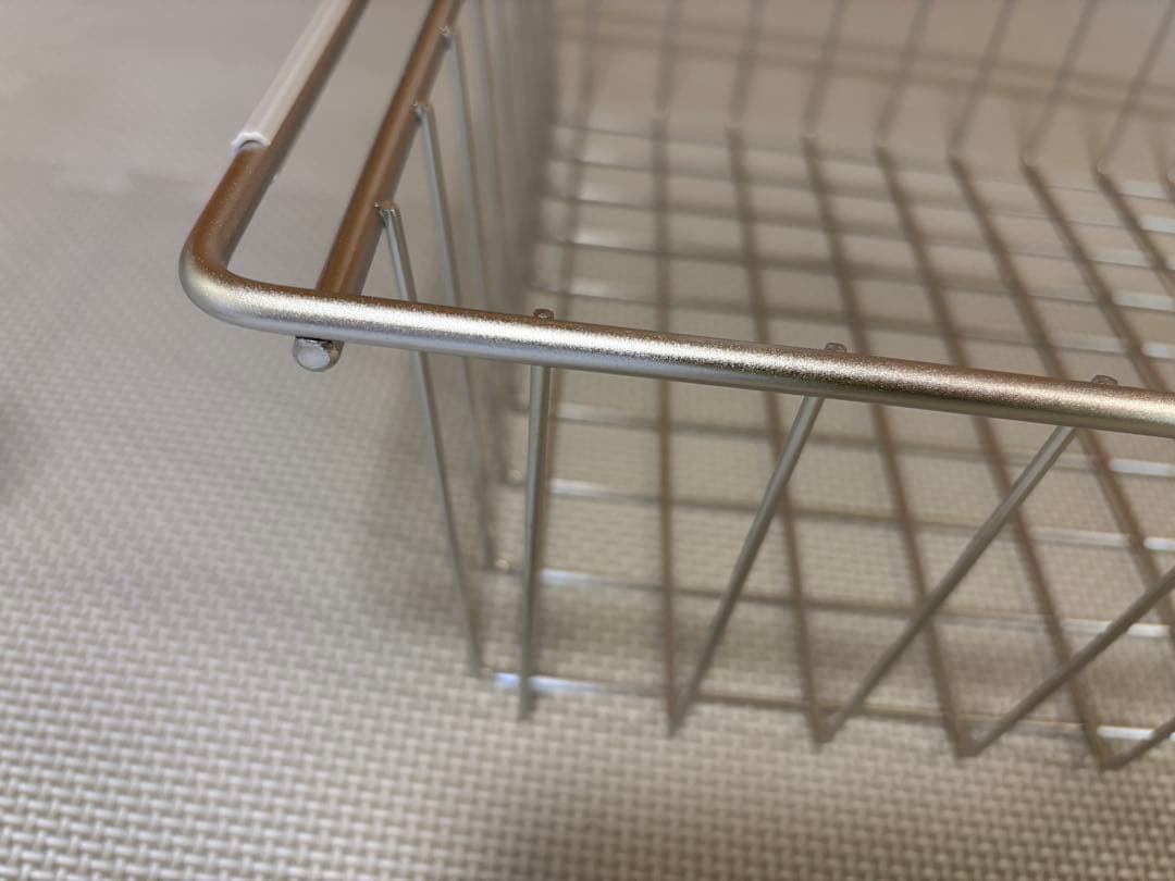 【2個セット】無印良品　ステンレス追加用ワイヤーバスケット幅８４ｃｍ