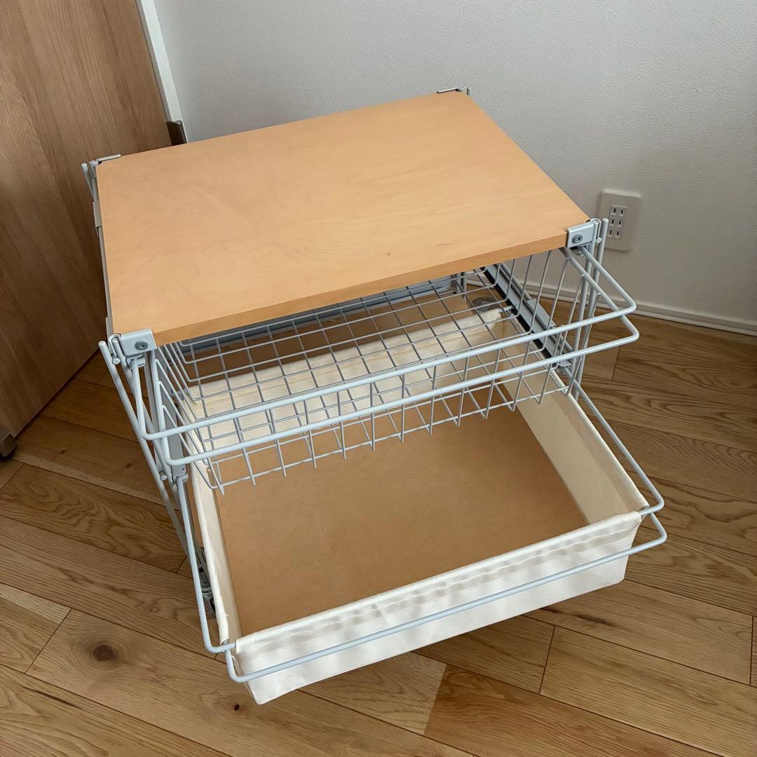 【無印良品】たのメル便 スチールユニットシェルフ ミニ 引き出し