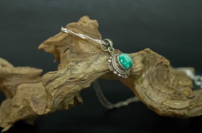 【値下げ】天然ターコイズ シルバー925 ネックレス インディアンジュエリー