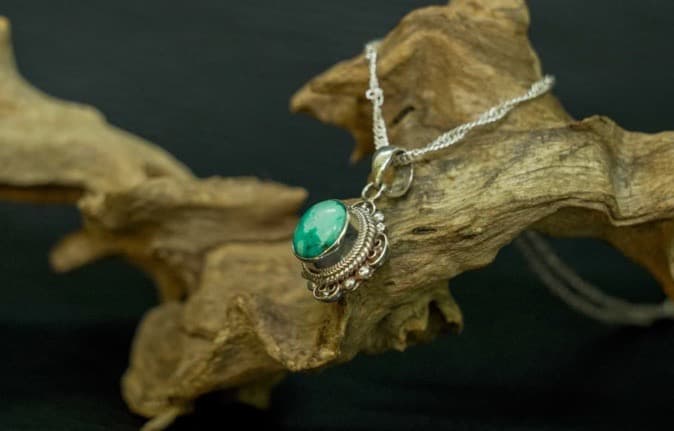 【値下げ】天然ターコイズ シルバー925 ネックレス インディアンジュエリー