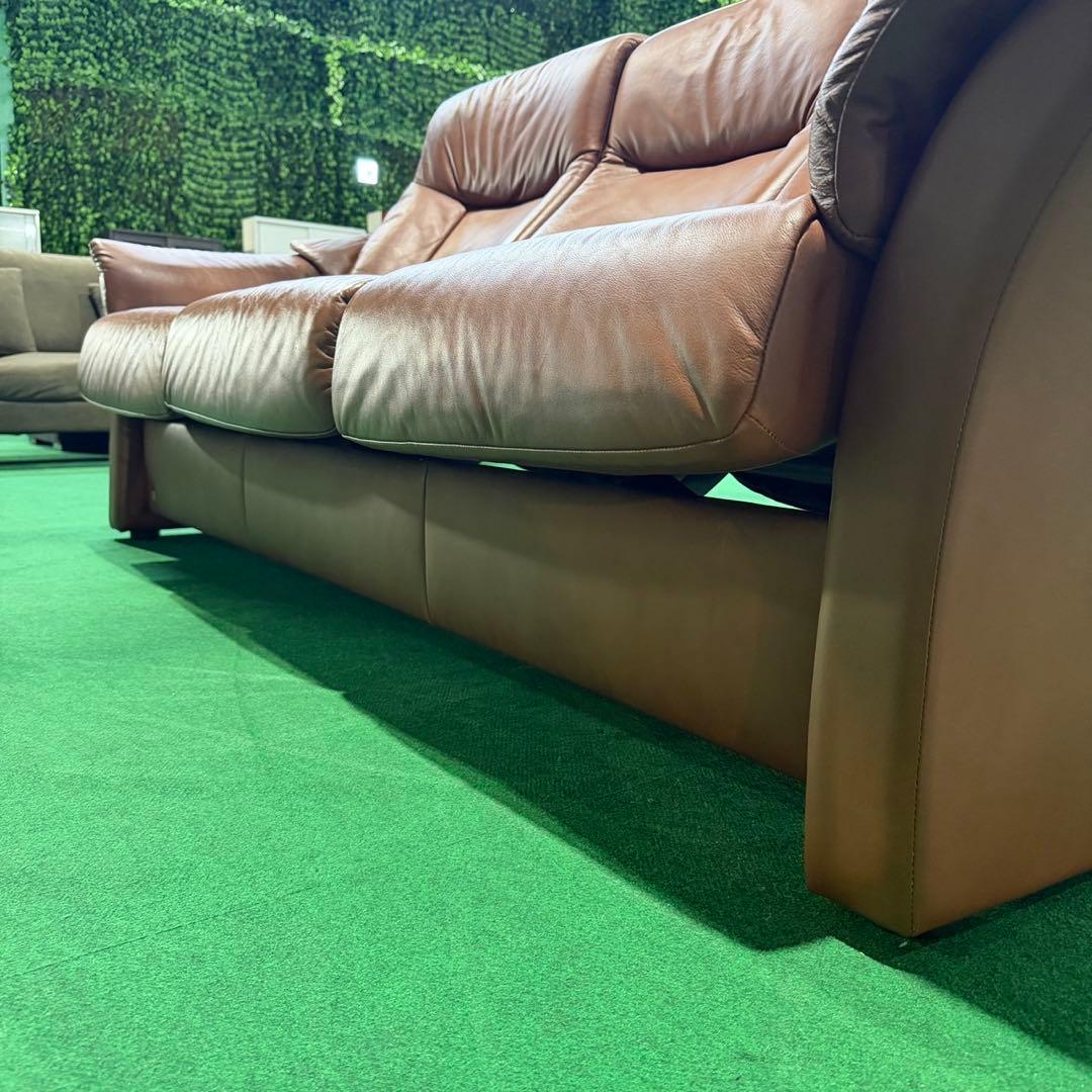 Fjords 3人掛けソファ本革 ソファ 3Pソファ インテリア N001