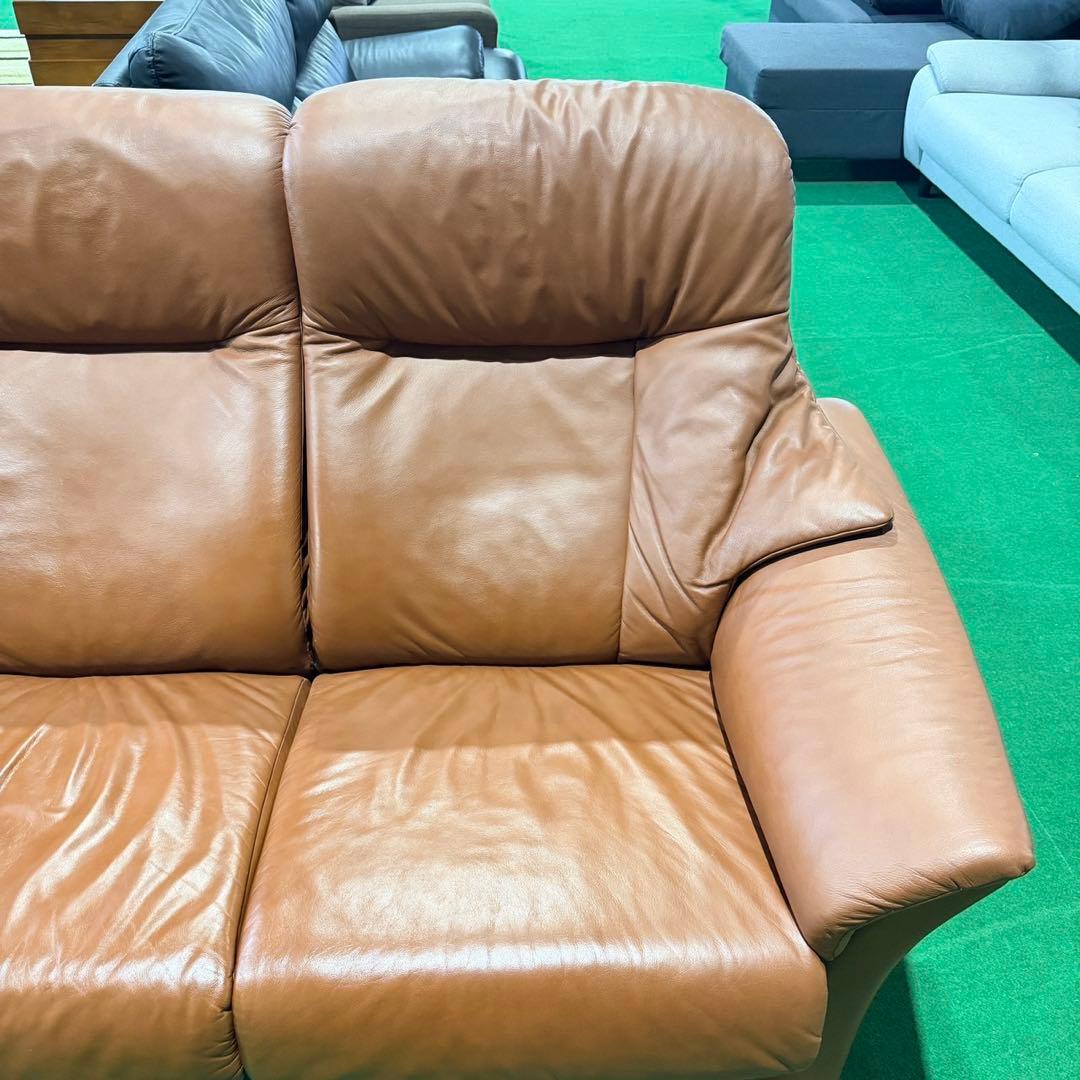 Fjords 3人掛けソファ本革 ソファ 3Pソファ インテリア N001