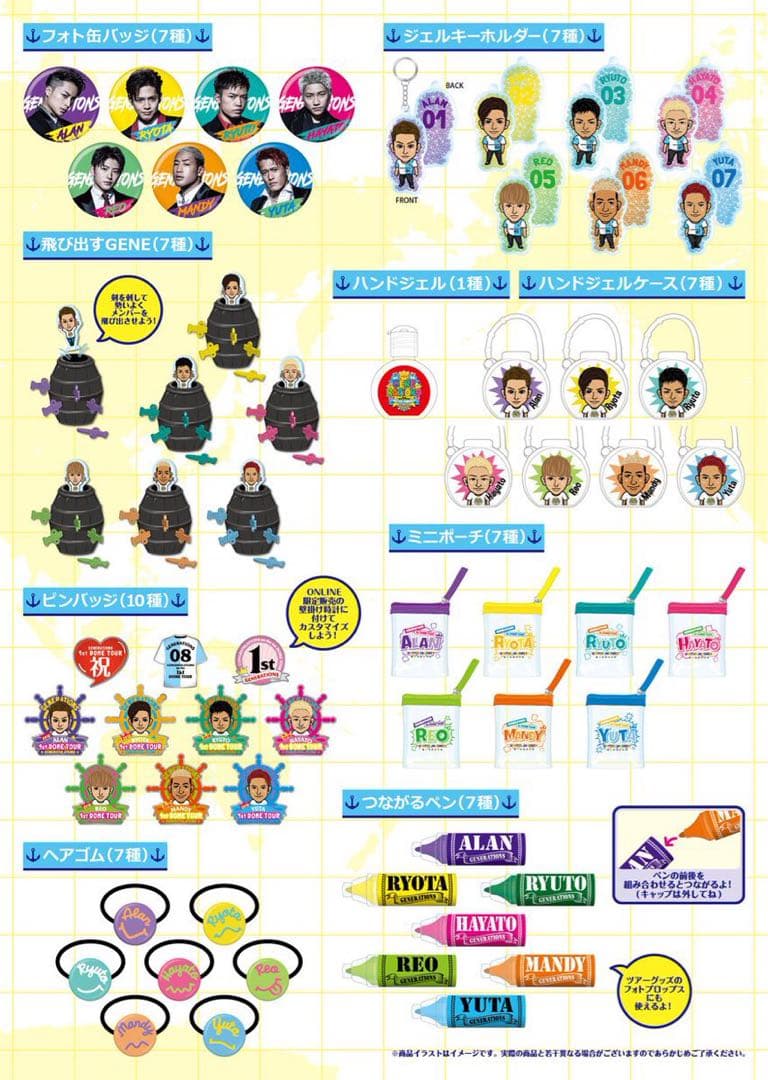 小森隼 LIVEグッズカプセルセット GENERATIONS LDH EXILE - メルカリ