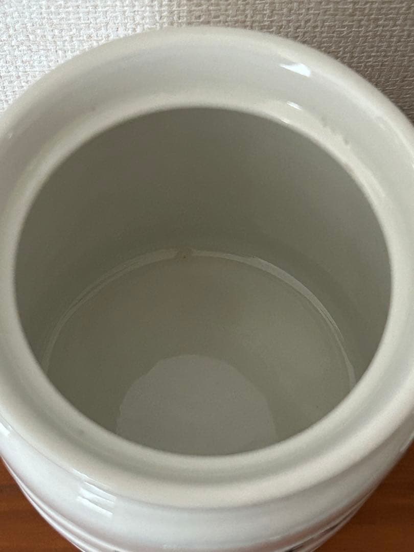 イギリス アンティーク キャニスター ジャー barley 陶器 キッチンジャー