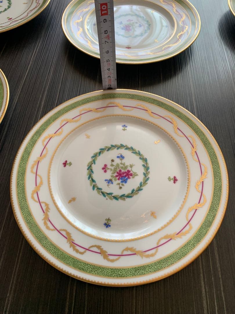 お値下げ。アビランド　ヴューパリ　大皿4枚、小皿7枚、スープカップ6客　セット