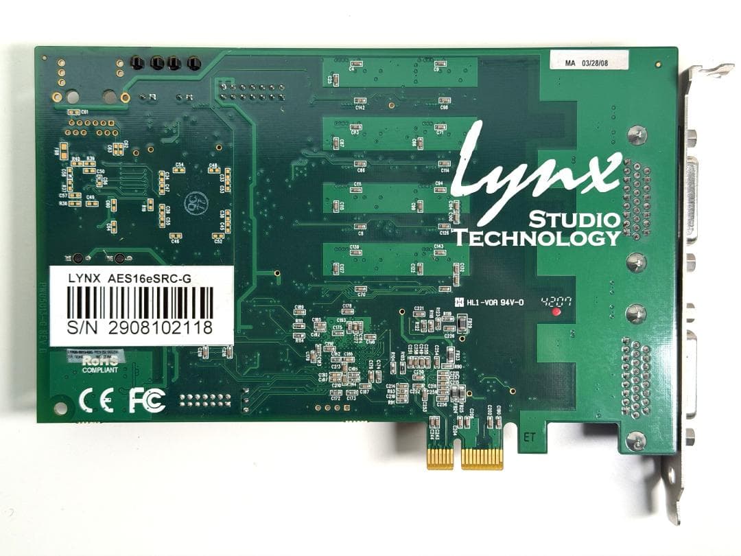 DTM・DAW Lynx Studio AES16e-SRC + CBL-AES1604