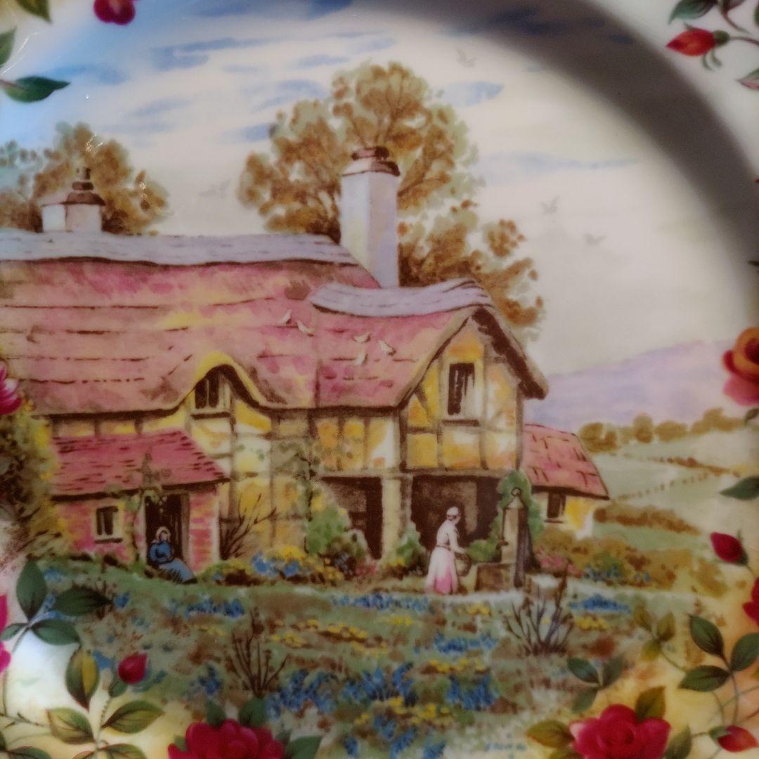 最終値下げロイヤルアルバート絵皿四季春 - メルカリ