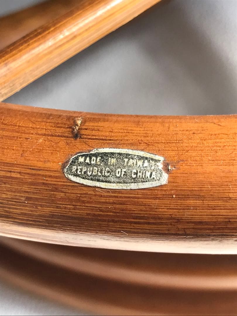 ラタン 天板ガラステーブル 古家具 センターテーブル 台湾製 ヴィンテージ