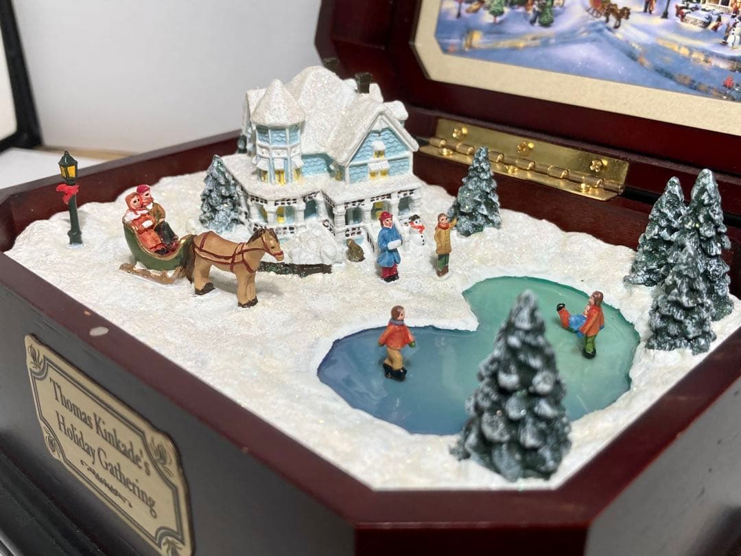 トーマスキンケード オルゴール ホリデーギャザリング 2002限定版｜廃版