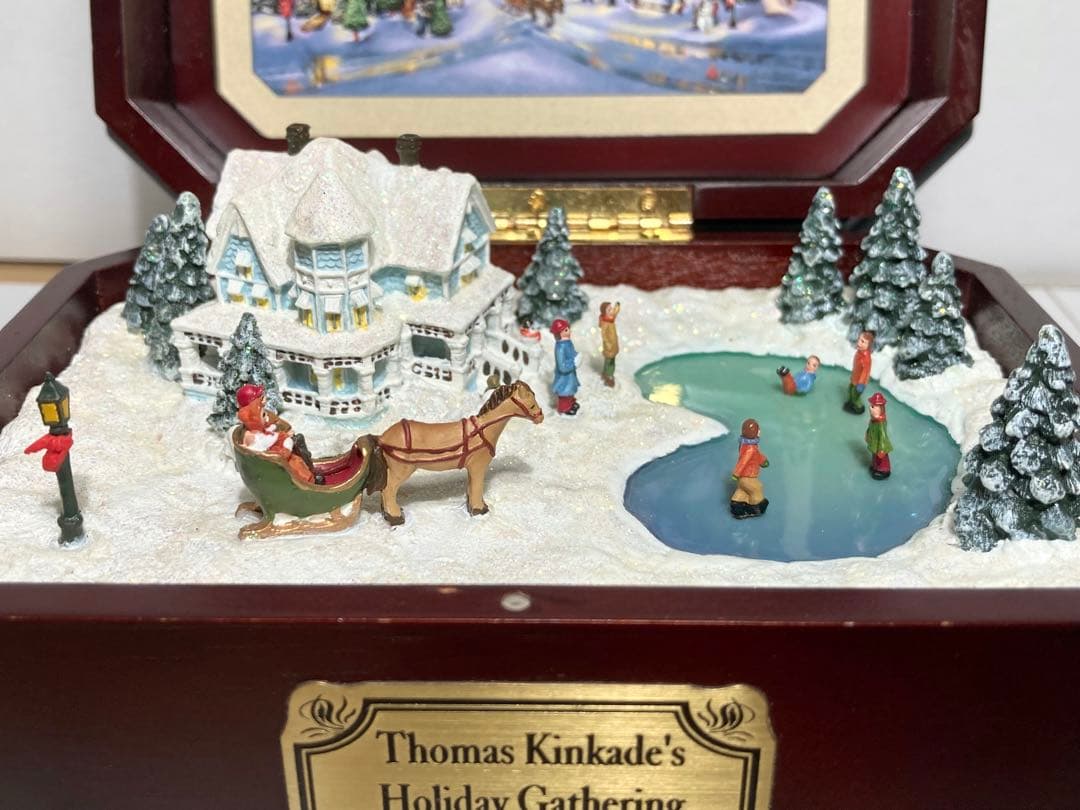 トーマスキンケード オルゴール ホリデーギャザリング 2002限定版｜廃版