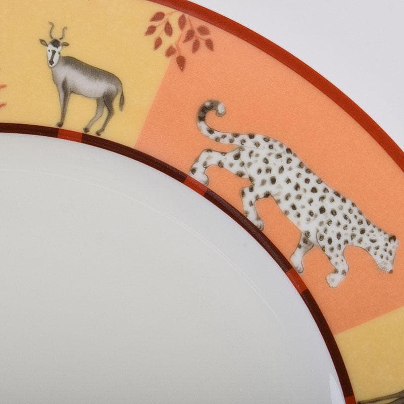 HERMES　エルメス　アフリカシリーズ　ペアプレート　箱付　M　R9131