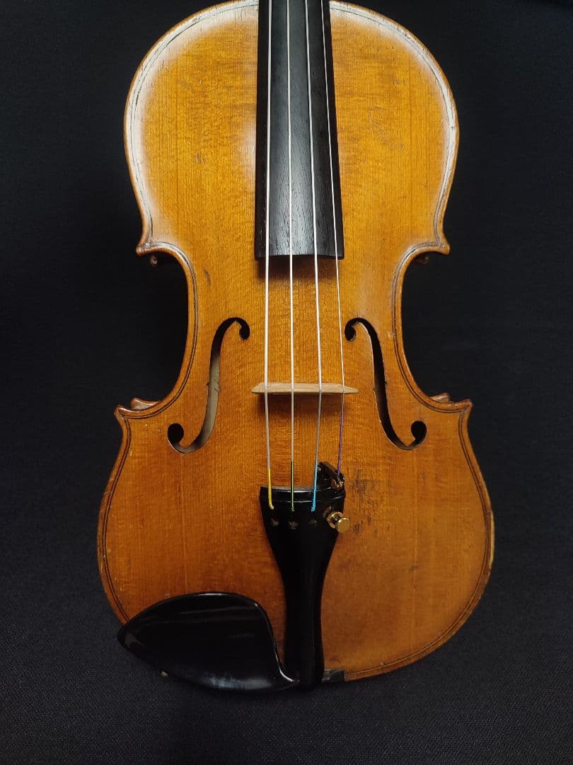 井筒信一 製作 1/4分数 バイオリン 弦新品交換済 弓・ケース・肩当て