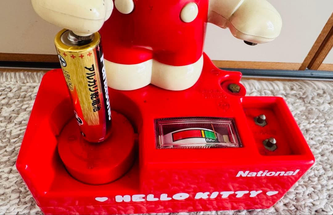 National Hello Kitty 電池残量計 レトロ - メルカリ