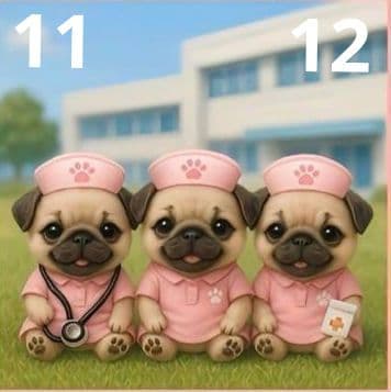 りんご様限定パネル☆パグちゃん ☆