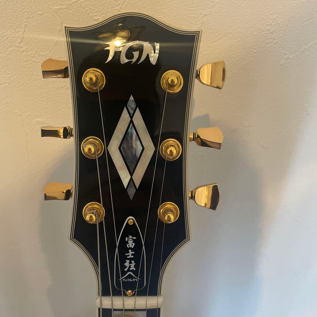 美品）Fujigen NLC200EMH レスポールカスタム・インレイ綺麗です