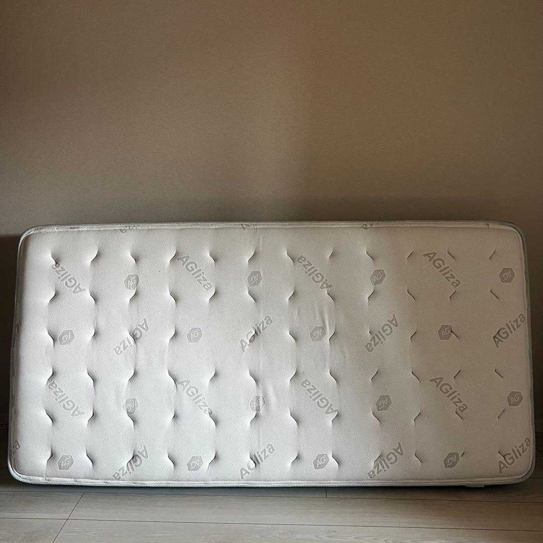 フランスベッド★AGliza シングルスプリングマットレス ホワイト