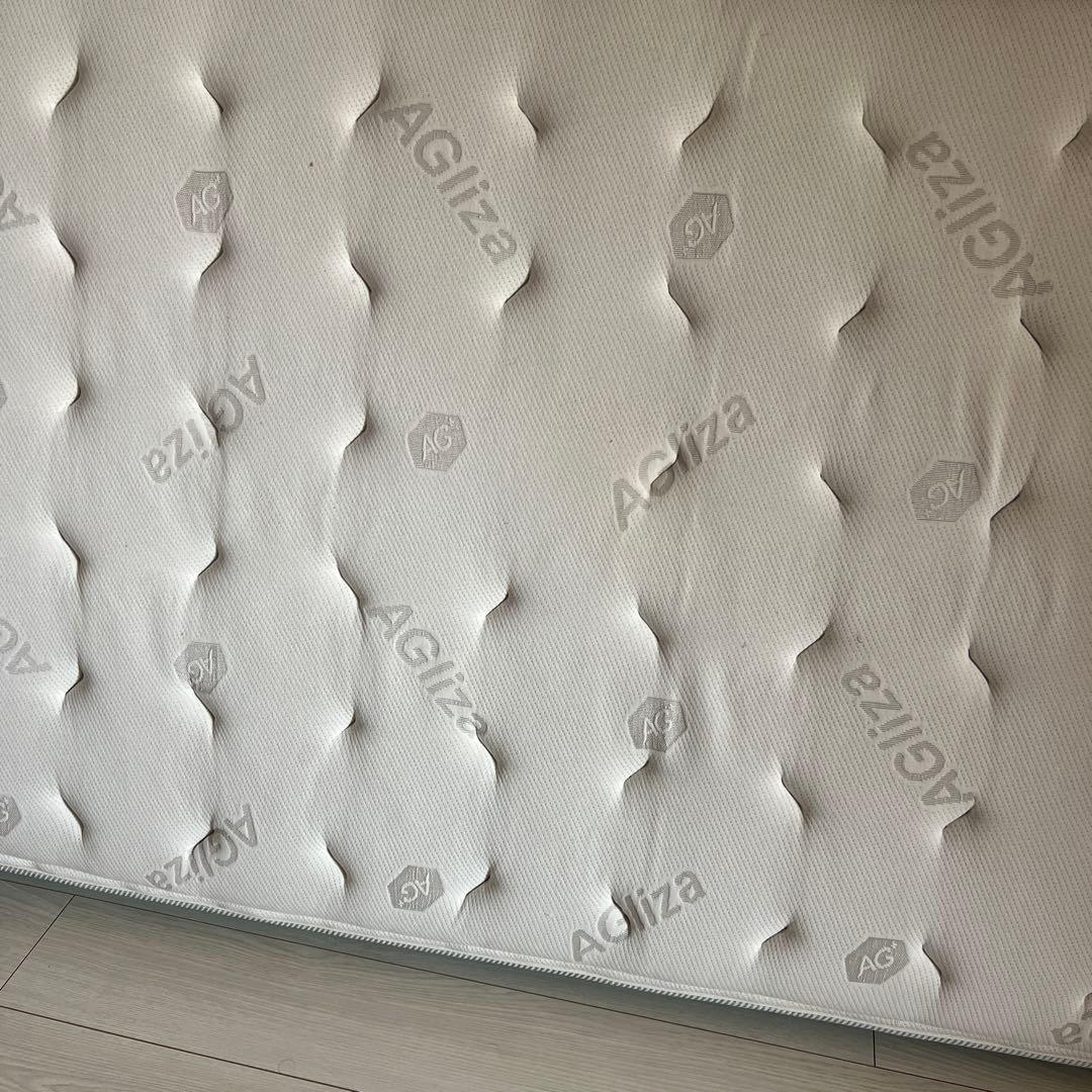 フランスベッド★AGliza シングルスプリングマットレス ホワイト