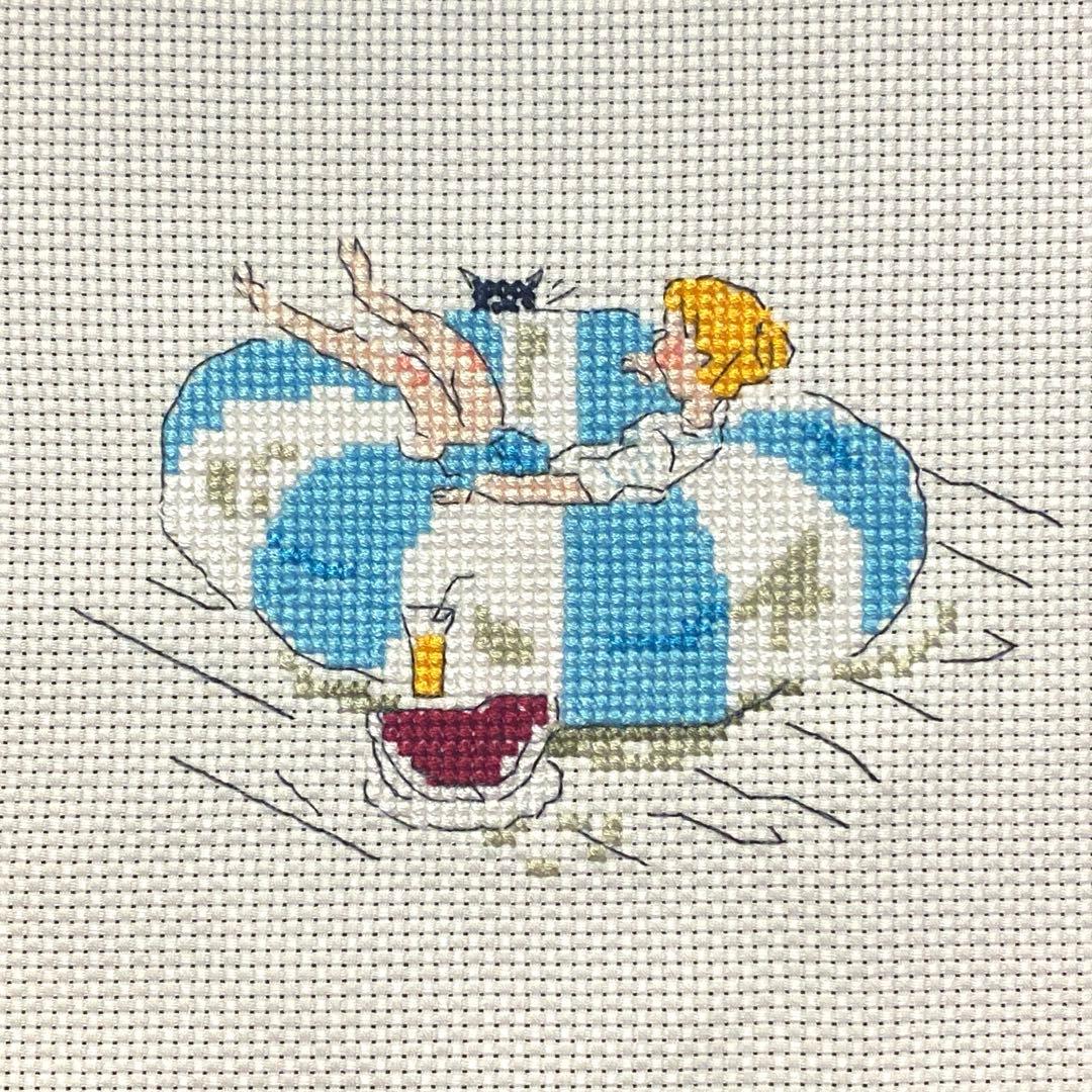 クロスステッチ ハンドメイド 完成品 くらはしれい - メルカリ