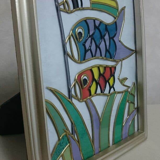 まりこのグラスアート ～こいのぼり～