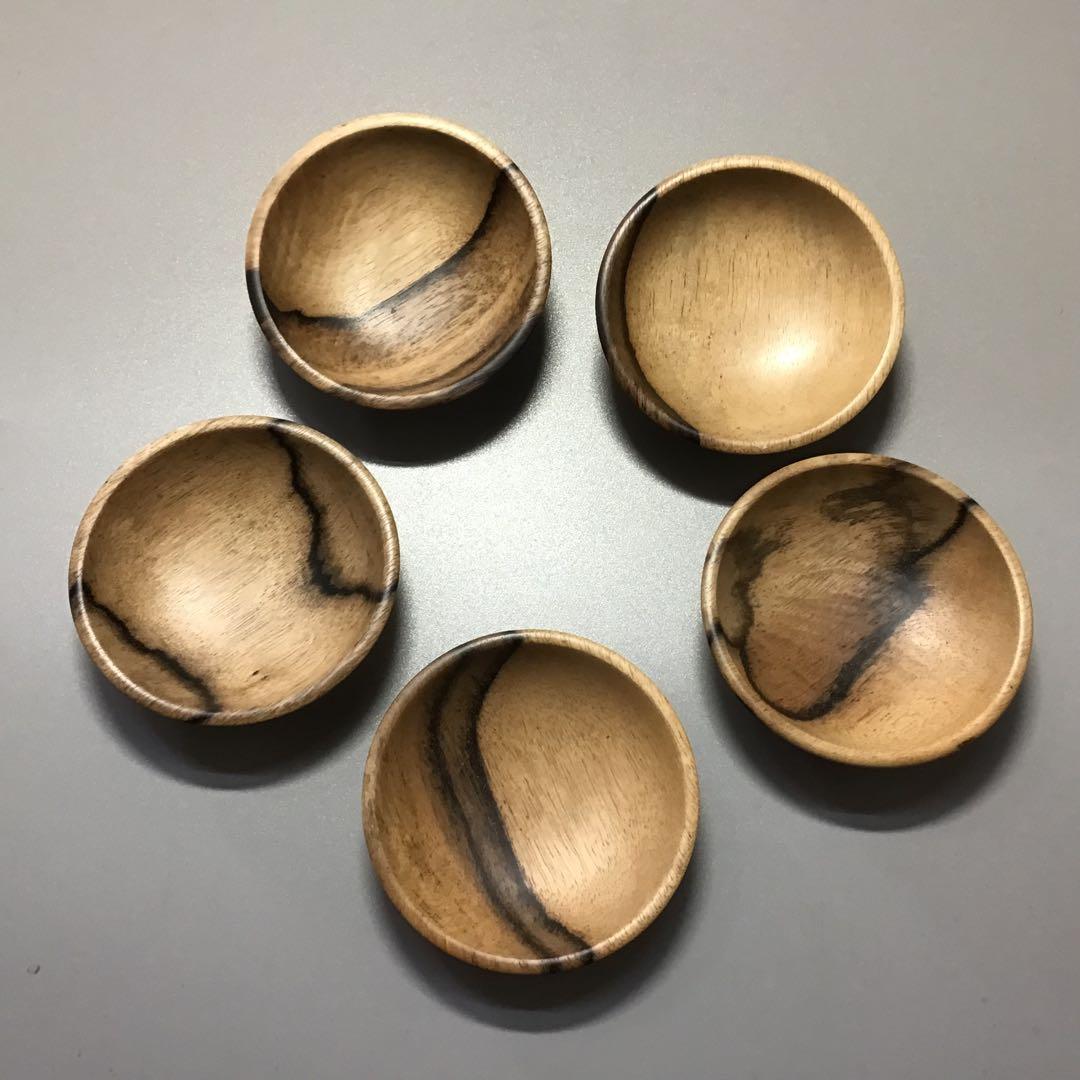 黒柿造り　小鉢　小皿