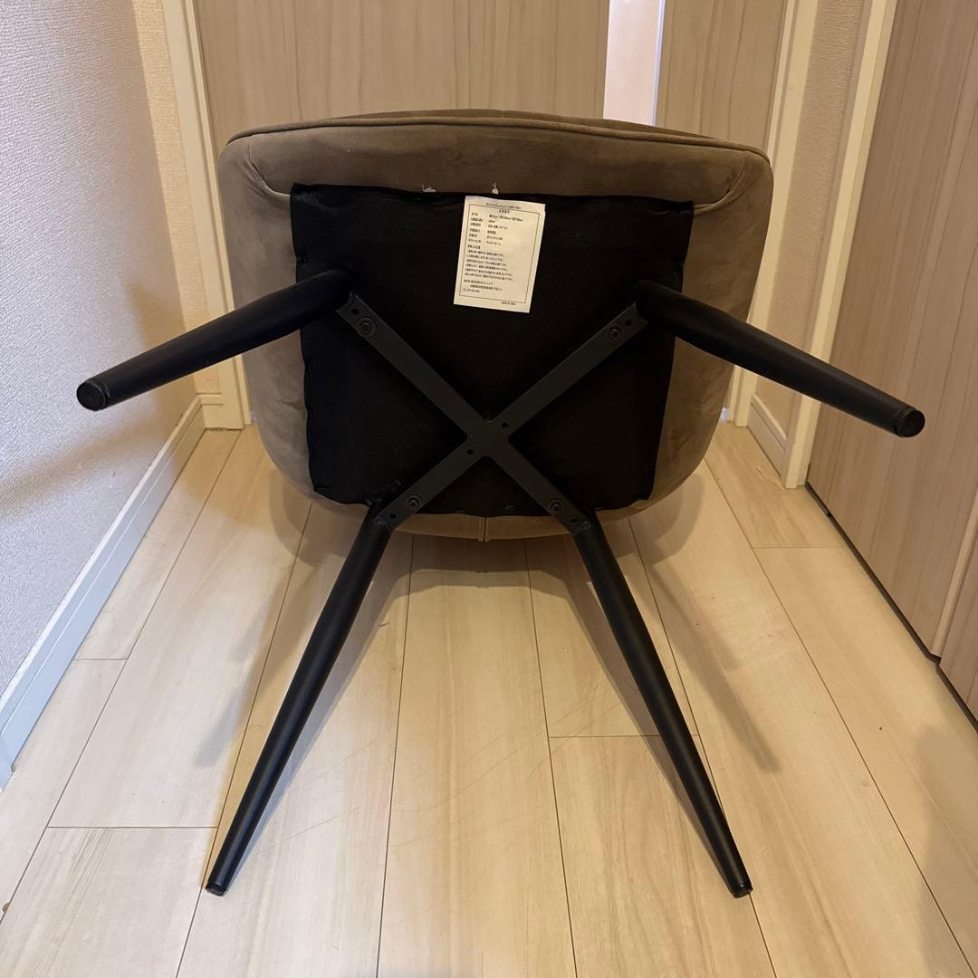 かなでもの Elegant Velvet Box Stitch Chair - メルカリ