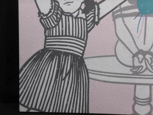 ヤン・ヒ　直筆サイン『Private Party』アクリル絵具　0718I