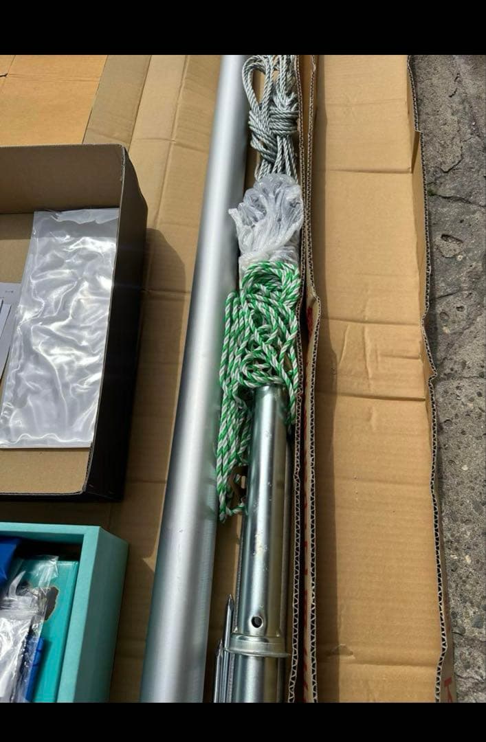 YSヤマザキ パワーポール 8号 3m 鯉のぼりセット 新品 未使用