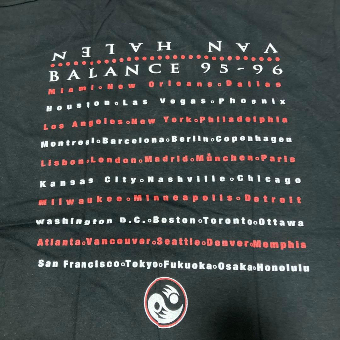 Van Halen バランス ツアーTシャツ