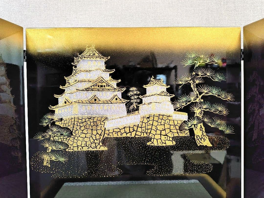 ②　吉徳　五月人形　京甲冑　鎧兜【屏風・台座】のみ