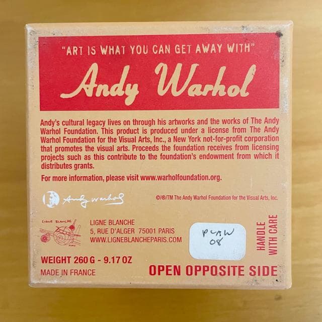 Andy Warhol x Ligne Blanche Brillo キャンドル