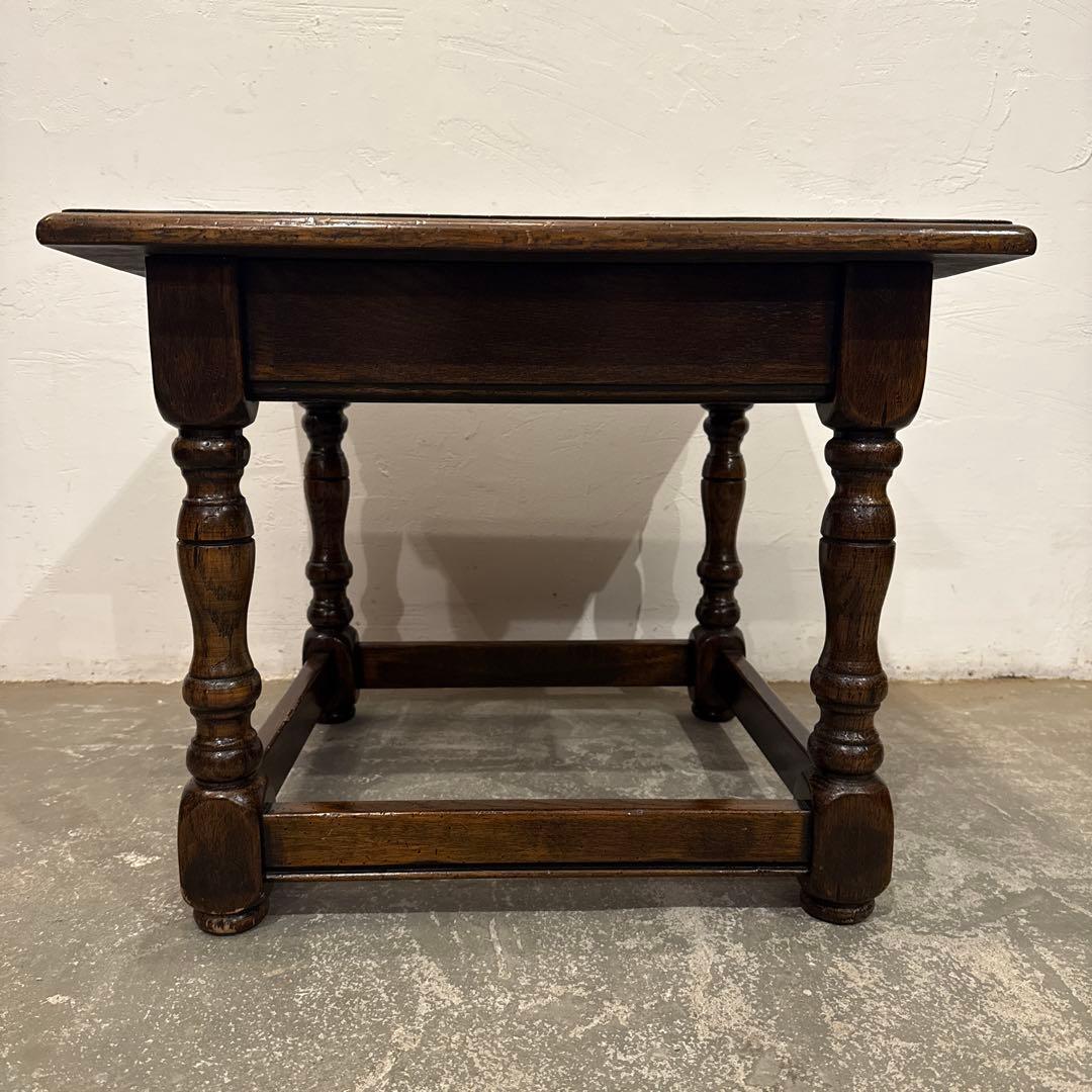 年末年始saleヴィンテージ　木製サイドテーブル　引き出し付き2