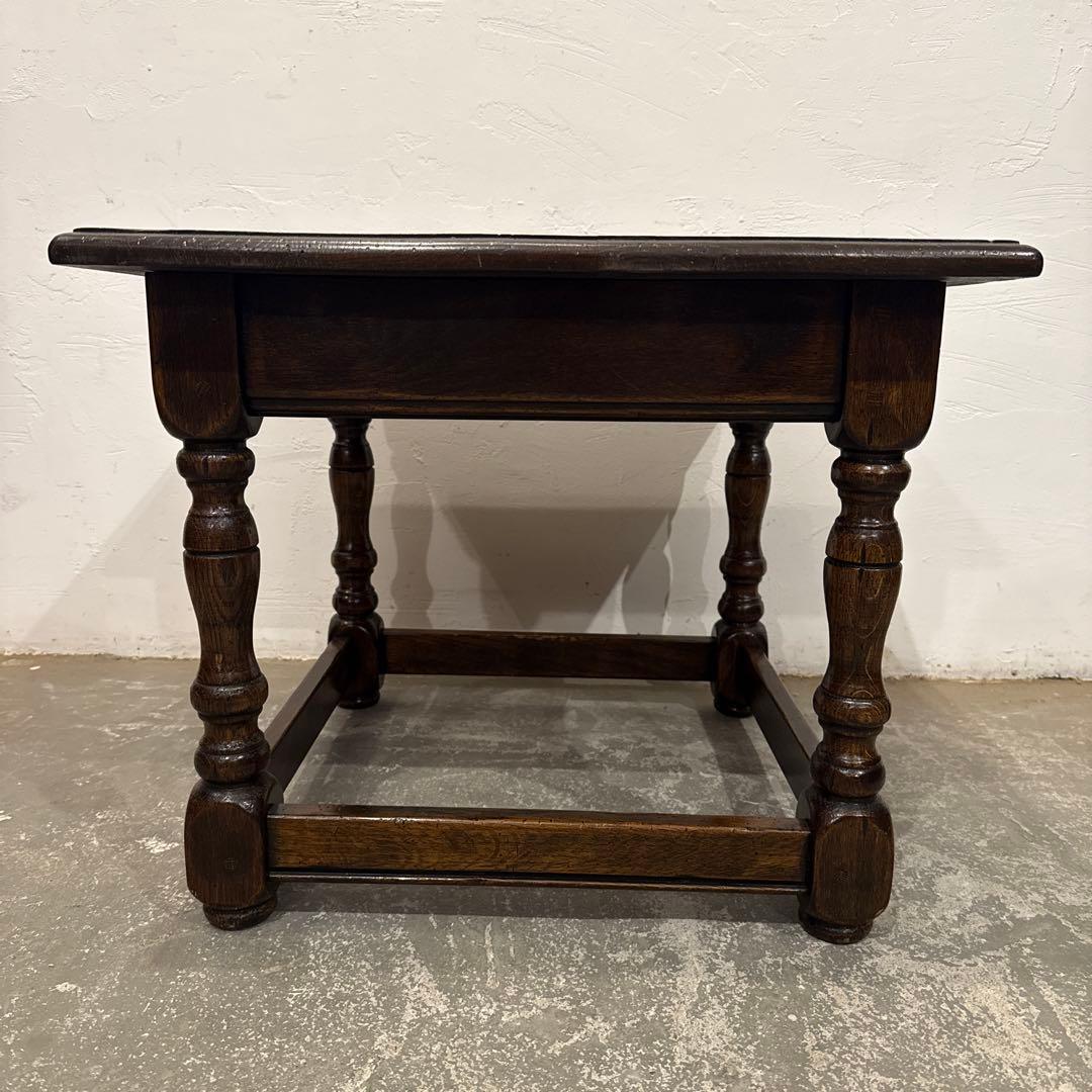 年末年始saleヴィンテージ　木製サイドテーブル　引き出し付き2