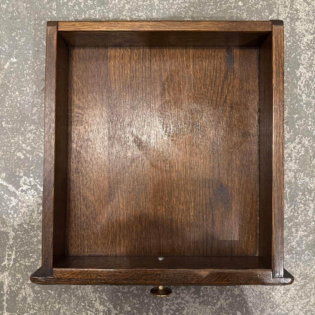 年末年始saleヴィンテージ　木製サイドテーブル　引き出し付き2