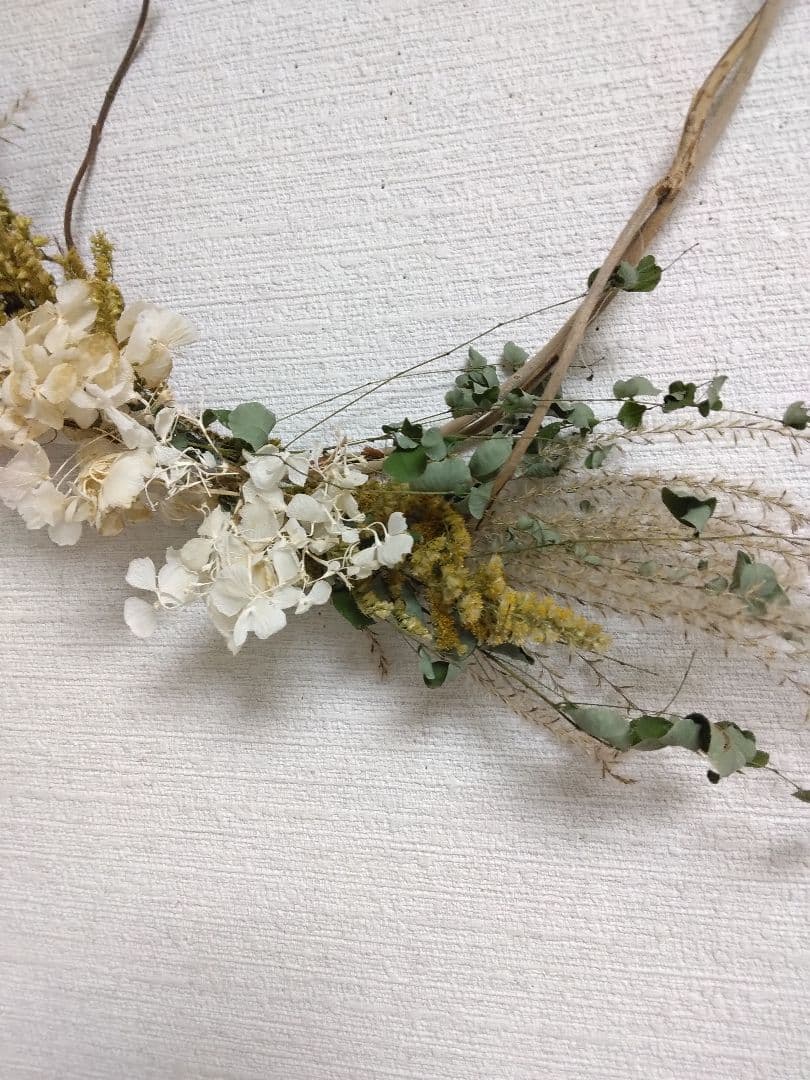 Lake & Sea 山野草のドライフラワー壁掛けドライフラワースワッグ山野草リ