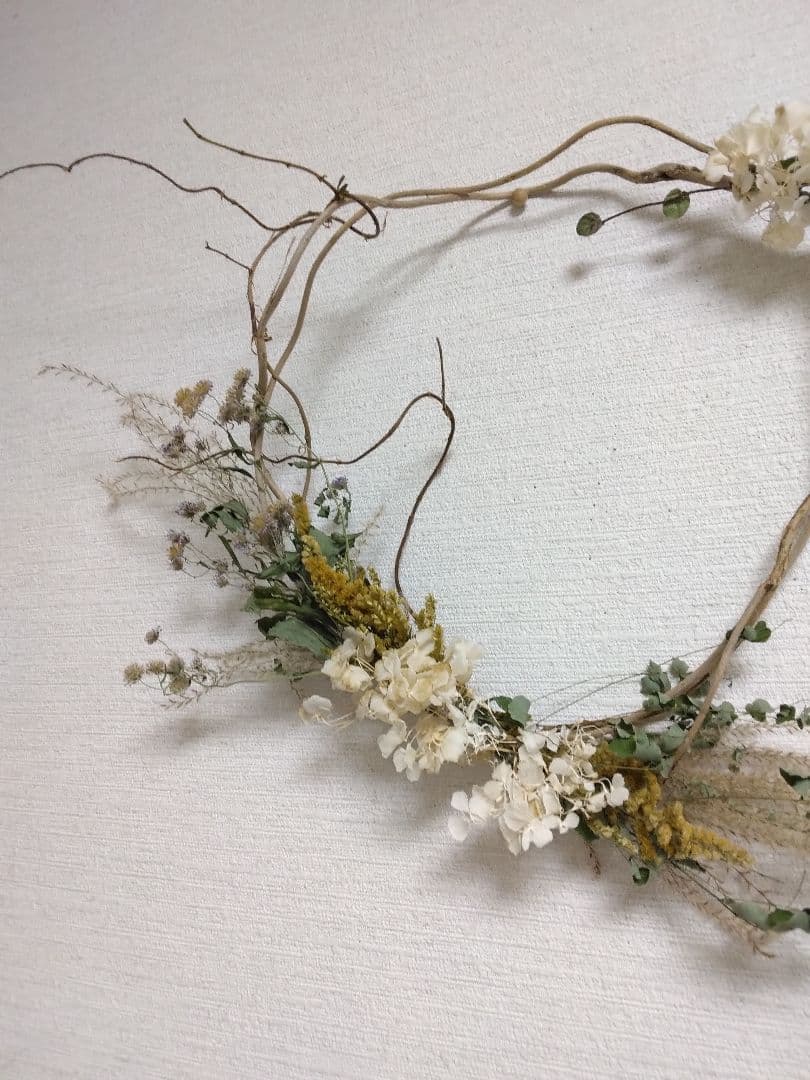 Lake & Sea 山野草のドライフラワー壁掛けドライフラワースワッグ山野草リ